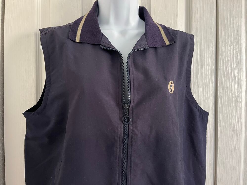 Sunderland of Scotland Men's M Navy Golf Vest Designed Scotland Made USA